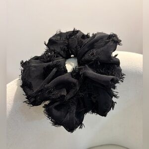 Simons Black Jumbo Extra Large Scrunchie Hair Accessory